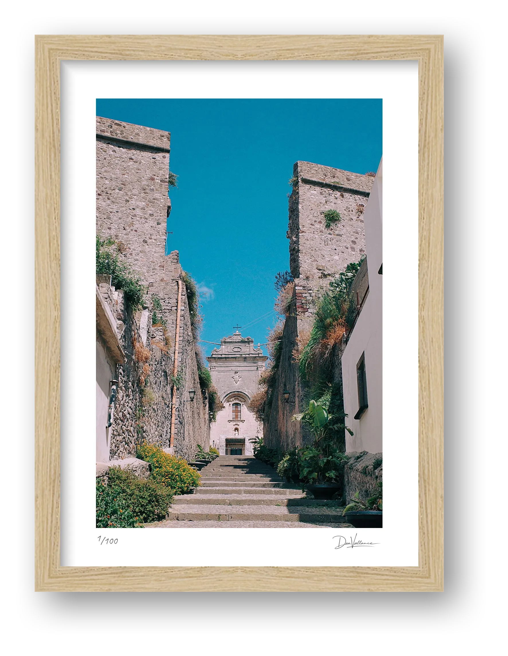 Steps To Church — framed
