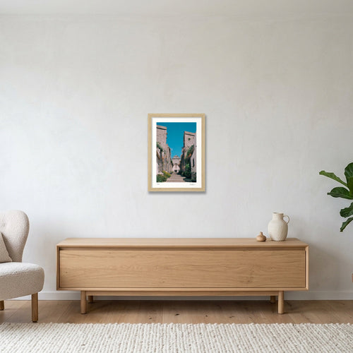 Steps To Church — A4 (21×30cm, 8×12") Oak Frame