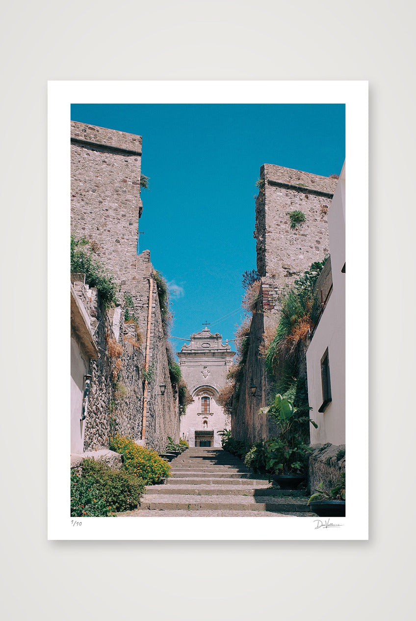 Steps To Church — 70×100cm, 28×39" Print only