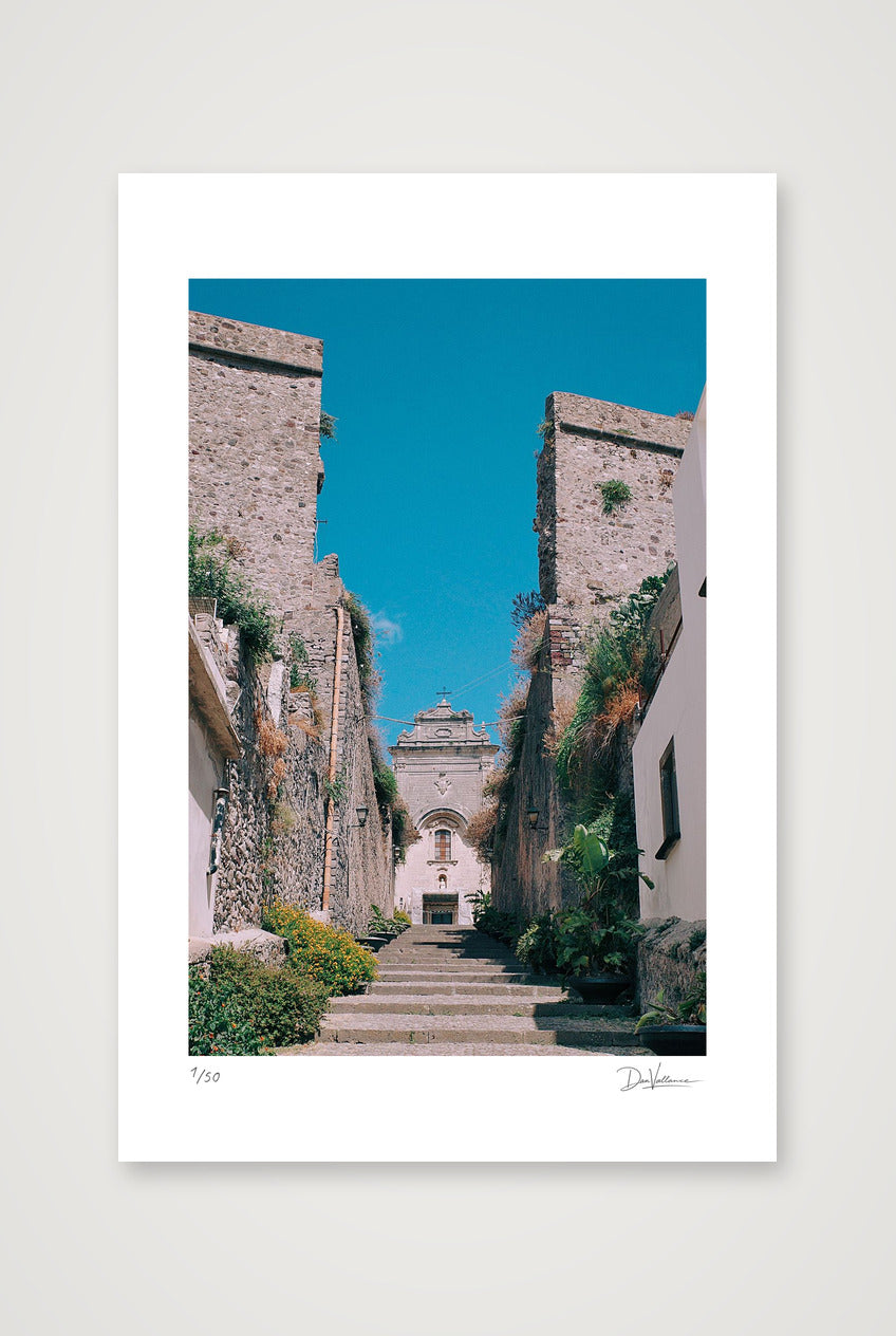 Steps To Church — 30×45cm, 12×18" Print only
